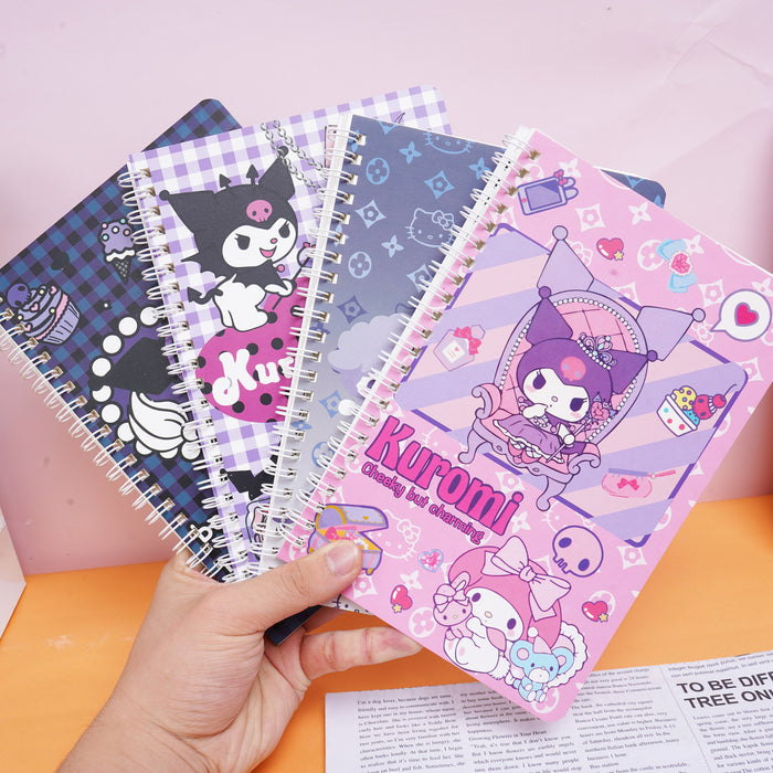 Wholesale A5 size spiral bound notebook with ruled lines