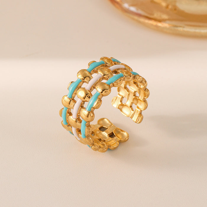 Wholesale Fashionable, luxurious, personalized, versatile and elegant stainless steel open ring bracelet