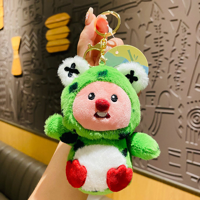 Wholesale Plush Cartoon Doll Keychain JDC-KC-HongL001