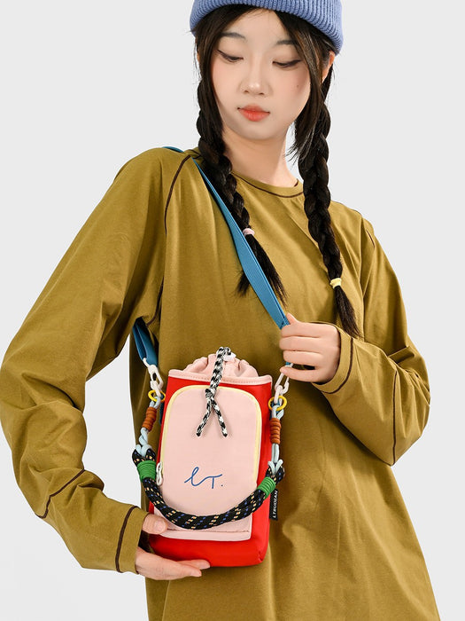 Wholesale Urban Simple Color Block Crossbody Bag Waterproof Multifunctional Accessory