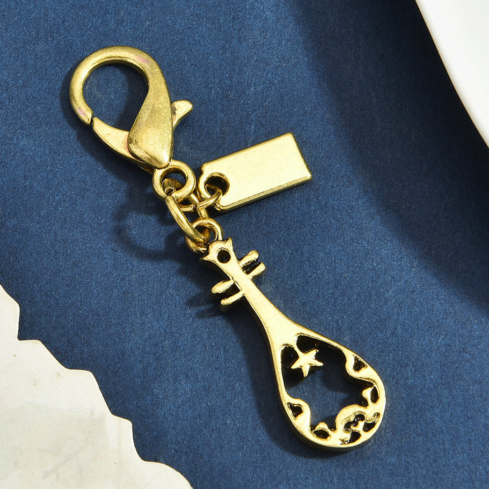 Wholesale Multi Style Dinosaur Clover Heart Animal Gold Alloy Keychain Pendant Fashion Jewelry Accessory