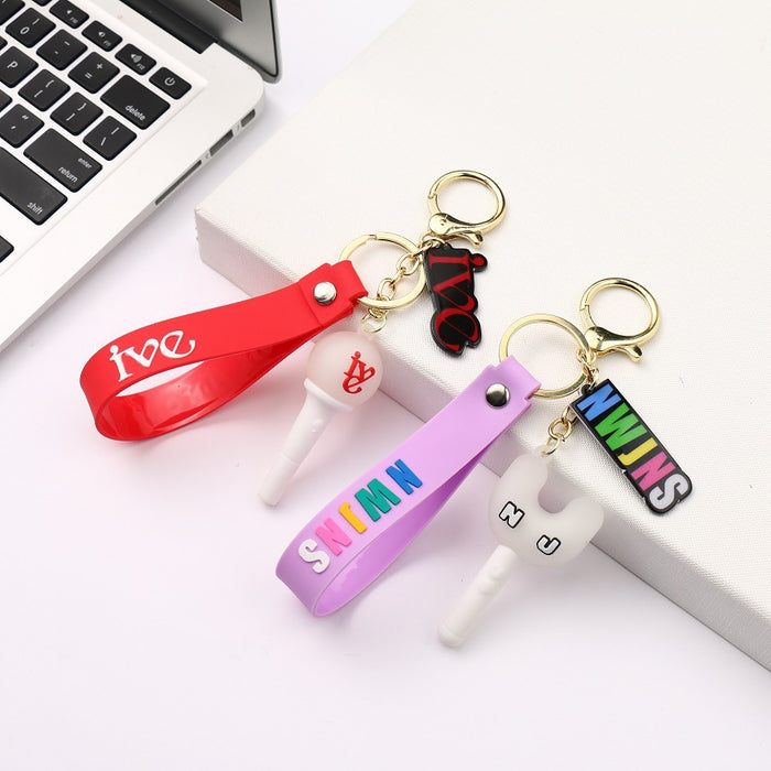 Wholesale Plastic Stereo Light Keychain JDC-KC-FY001