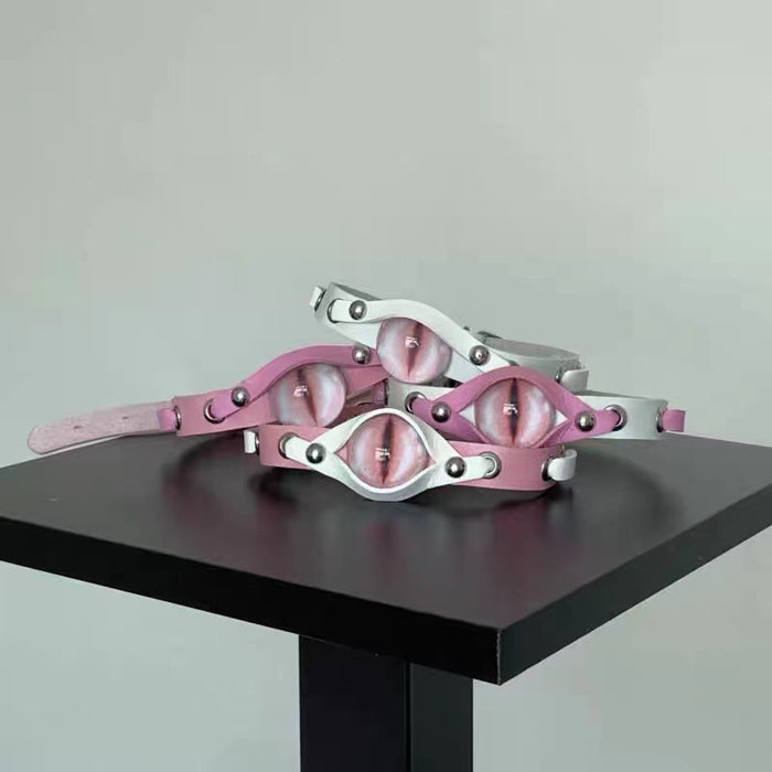 Wholesale Purple Pupil Devil' s Eyelid Collar