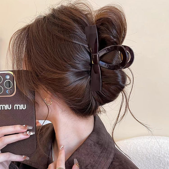 Wholesale Bow Clip Women's Hair Clip on the Back of the Head Shark Clip