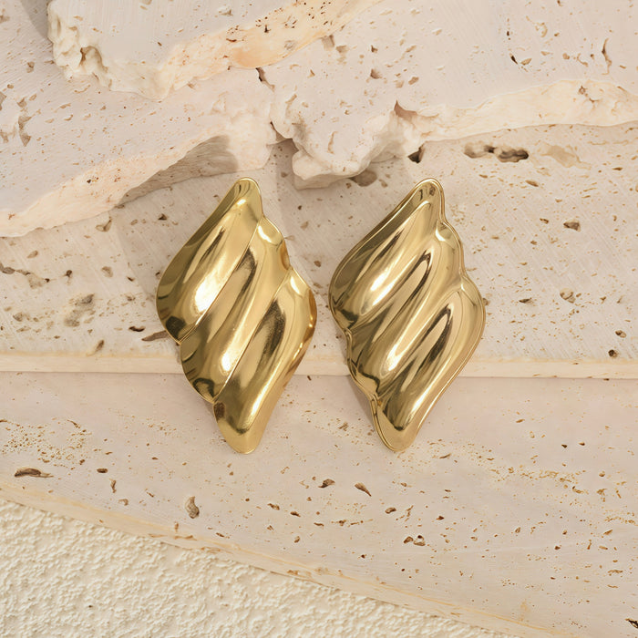 Wholesale Irregular Earrings Stainless Steel Temperament Geometric Earrings for Women