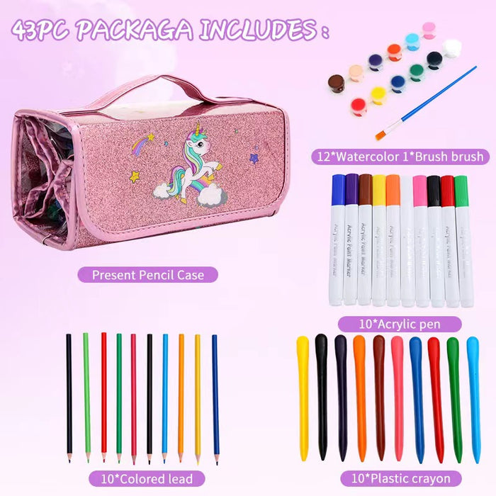 Wholesale marker pen 50PC bag watercolor pen painting suit