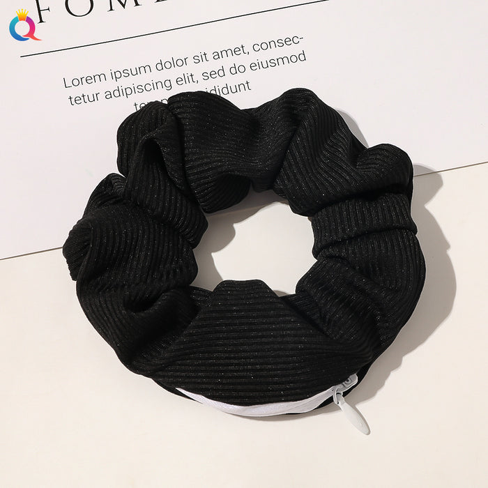 Wholesale Velvet Zipper Hair Tie JDC-HS-Yiyan007