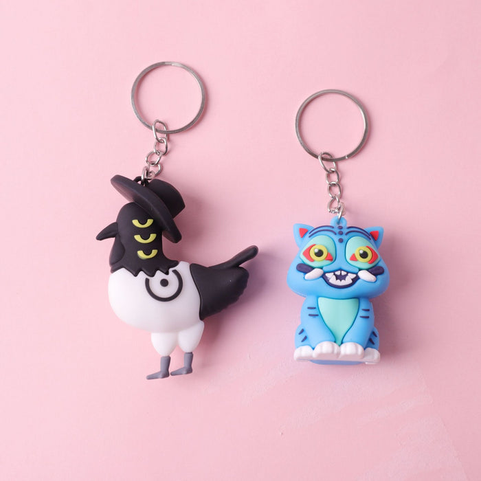 Wholesale K-POP keychain PVC soft plastic doll anime pendant