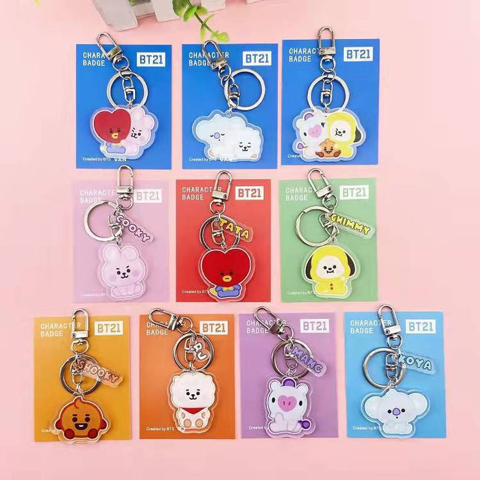 Wholesale Acrylic Cartoon Pendant Keychain JDC-KC-ZhangX008