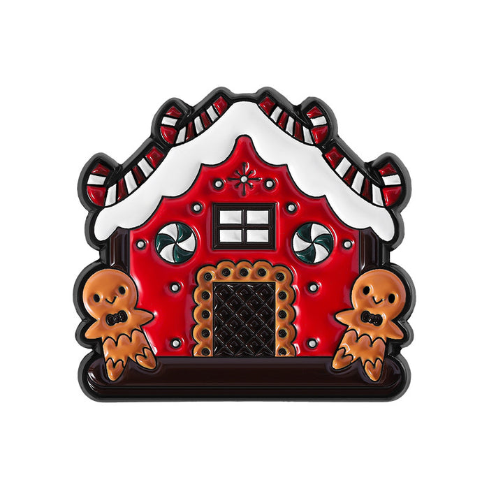 Wholesale Christmas personalized versatile cartoon metal brooch