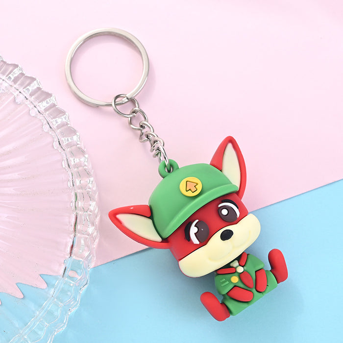 Wholesale 10PCS PVC Cartoon Doll Keychain JDC-KC-AQing008