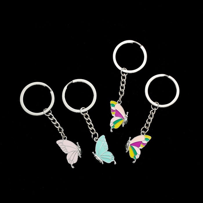 Wholesale Magnetic Butterfly Zinc Alloy Keychains JDC-KC-XinJun009