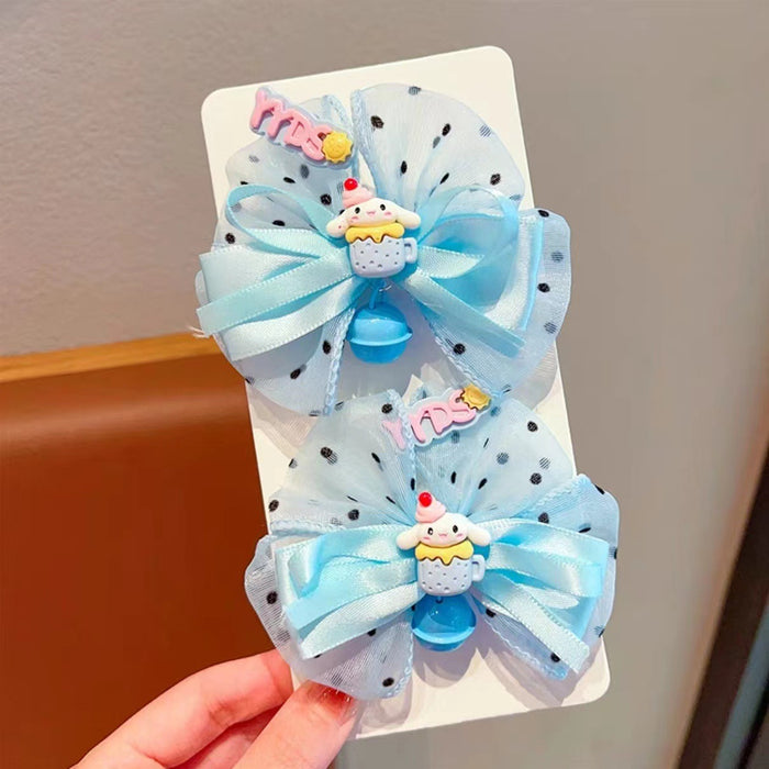 Wholesale cartoon hairpin bow ribbon tassel hairpin headdress cute
