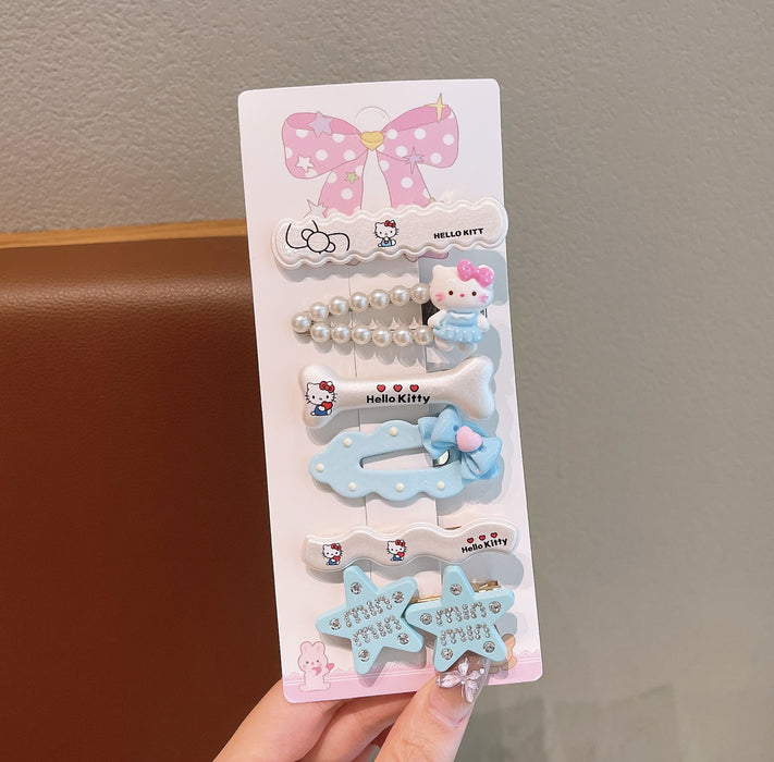 Wholesale Children' s Pink Cat Sweet Cartoon Hair Clips