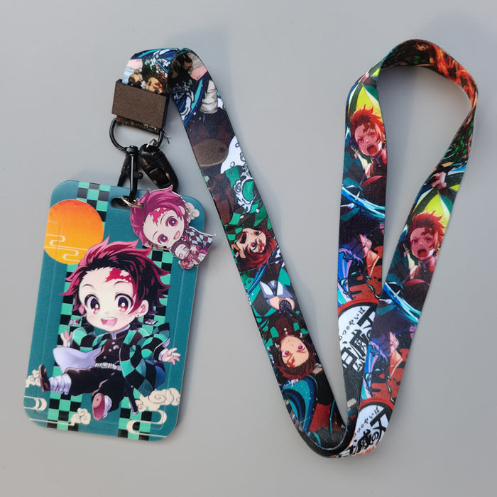 Wholesale Cartoon animation hard fit Lanyard Keychain