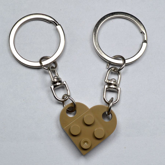 Wholesale Love Building Blocks Plastic Keychain JDC-KC-Maih001