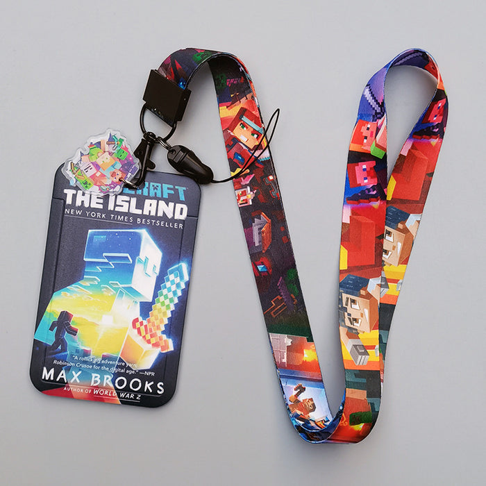Wholesale Card Holder Long Cartoon Lanyard Keychain
