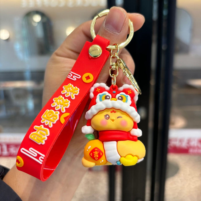 Wholesale  Cute Snake  Lucky  Doll Keychain Pendant