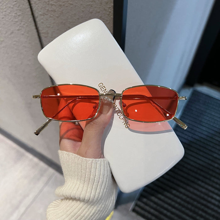 Wholesale Retro sunglasses, trendy polarized sunglasses, driving personality, small frame square glasses