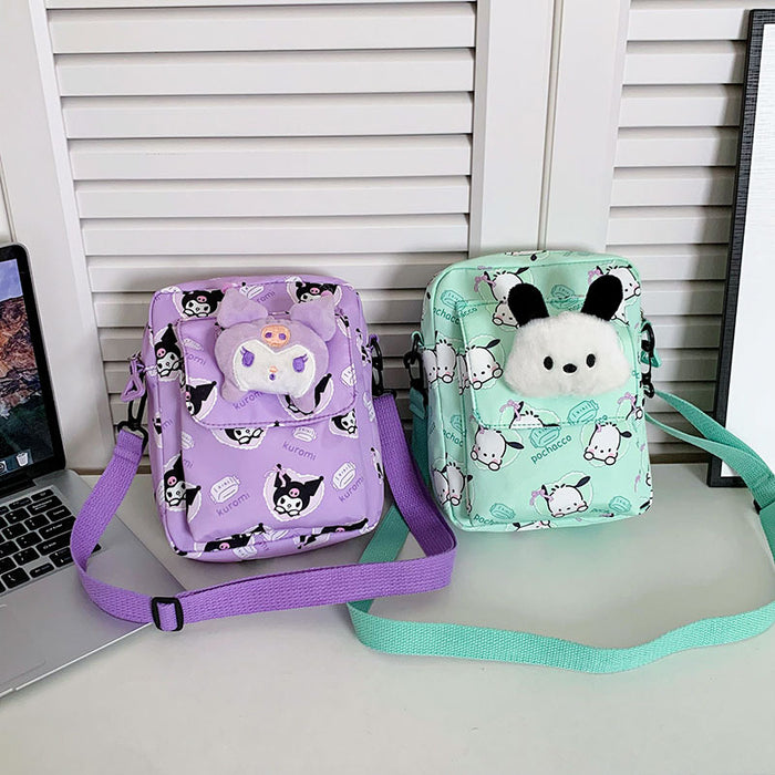 Wholesale Summer Printed Cartoon Cute Children's Doll Shoulder Bag Crossbody Coin Purse