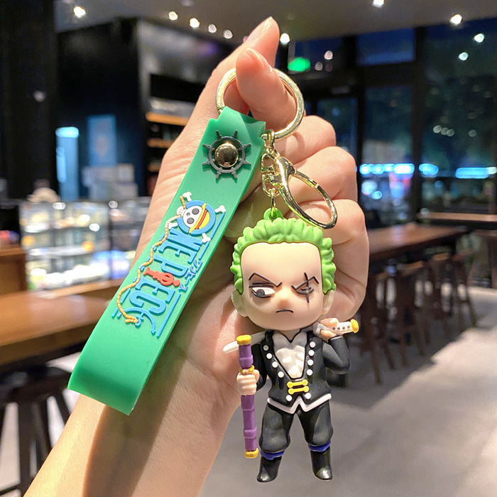 Wholesale Metal Keychain Cartoon Anime Cosplay Bag Charm Gift for Car Key Accessory MOQ≥2