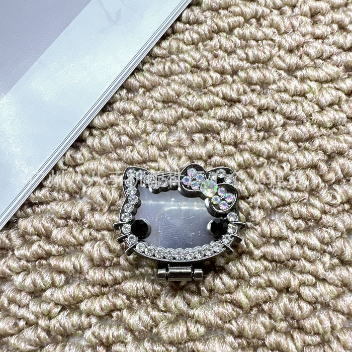 Wholesale Cartoon cat mirror rotatable phone stand