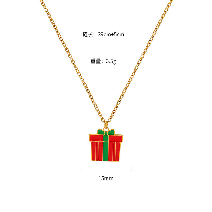 Wholesale Christmas new all-match atmosphere necklace