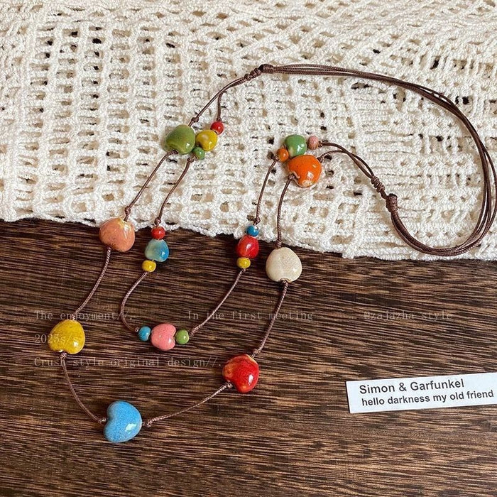 Wholesale Bohemian Vintage Style Long Chain Necklace Alloy Pendant Animal Design