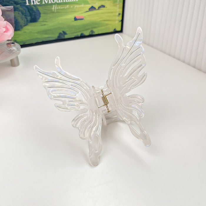 Wholesale Holographic Mermaid Hair Claw Clip Large PVC Women' s Hair Styling Accessory
