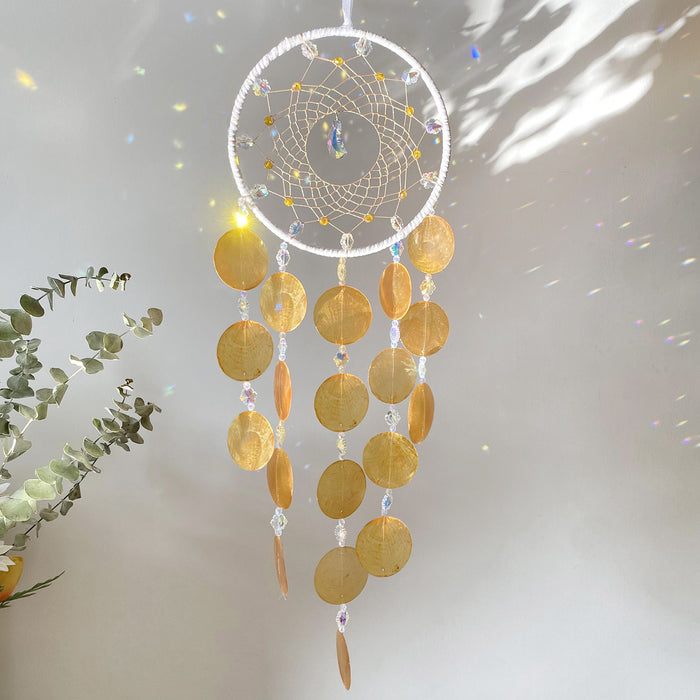 Wholesale Shell Wind Chime Nordic Style Handwoven Blue Hanging Decoration MOQ≥2