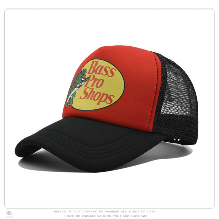 Wholesale Printed baseball cap summer net cap outdoor sunscreen sunshade driver cap