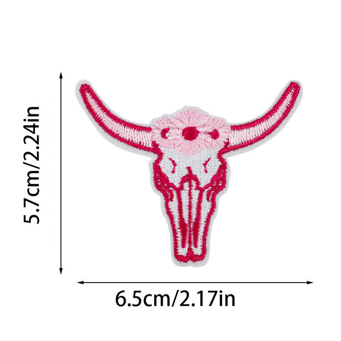 Wholesale Pink Western Denim DIY Patches