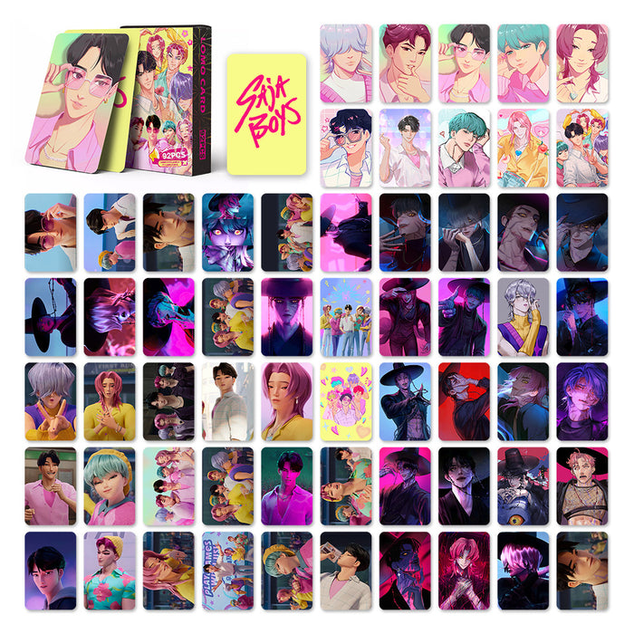 Wholesale 92 K-pop collectible photo cards mini stickers and LOMO cards