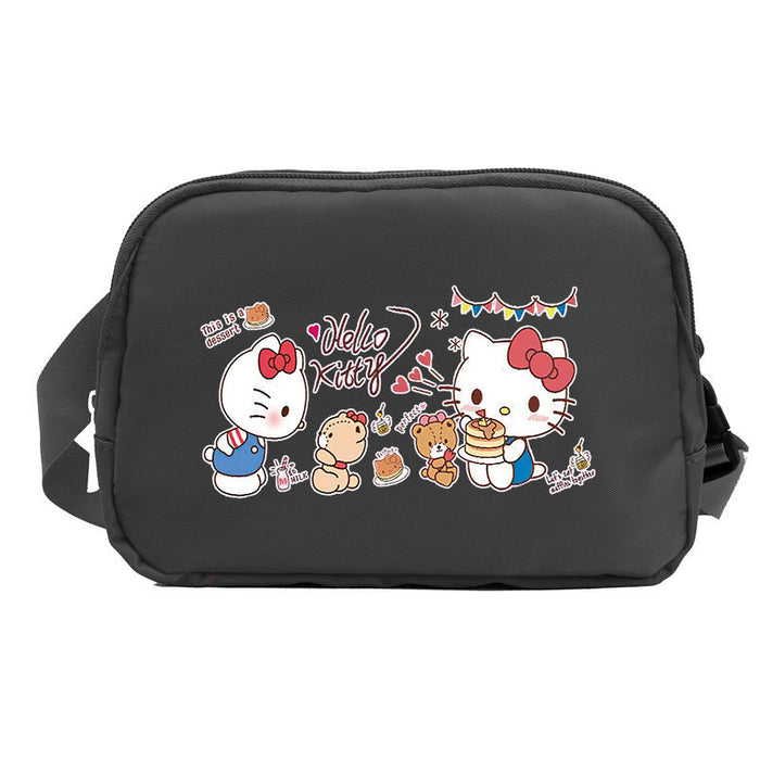 Wholesale Cat Cartoon Waterproof Sports Chest Bag  Versatile Crossbody Bag for Running with Phone Shoulder Bags