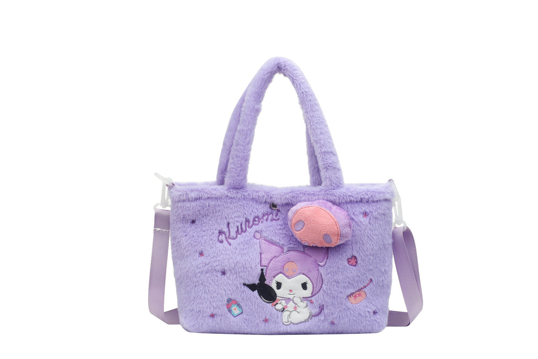Wholesale Cartoon Plush Small Shoulder Bag for Girls Handbag