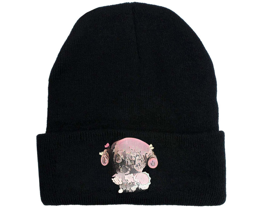 Wholesale  Knitted Hat Pattern Velvet Hat Curled Warm Protection Hat