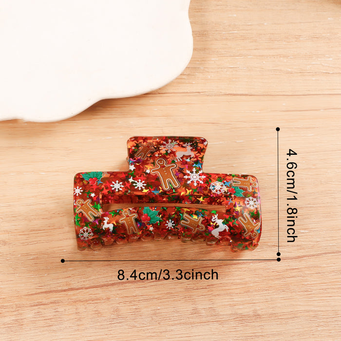 Wholesale Square Christmas themed ornament clip