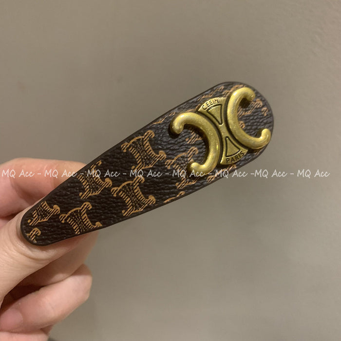 Wholesale Leather Clip Metal Clip Temperament Hairpin JDC-HC-Yuq006