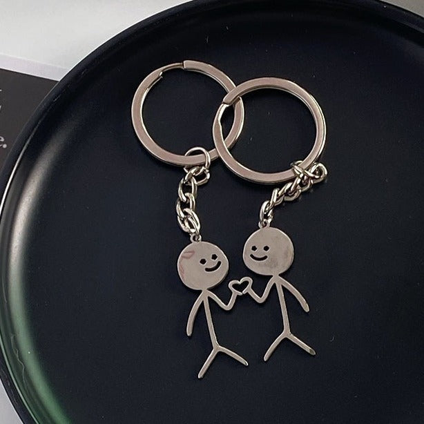 Wholesale Keychains, a pair of high-end personalized cute and quirky backpack pendants
