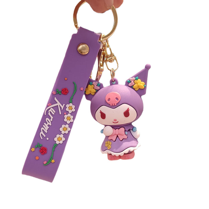 Wholesale Silicone Cartoon Doll Keychain(S) JDC-KC-YChang002