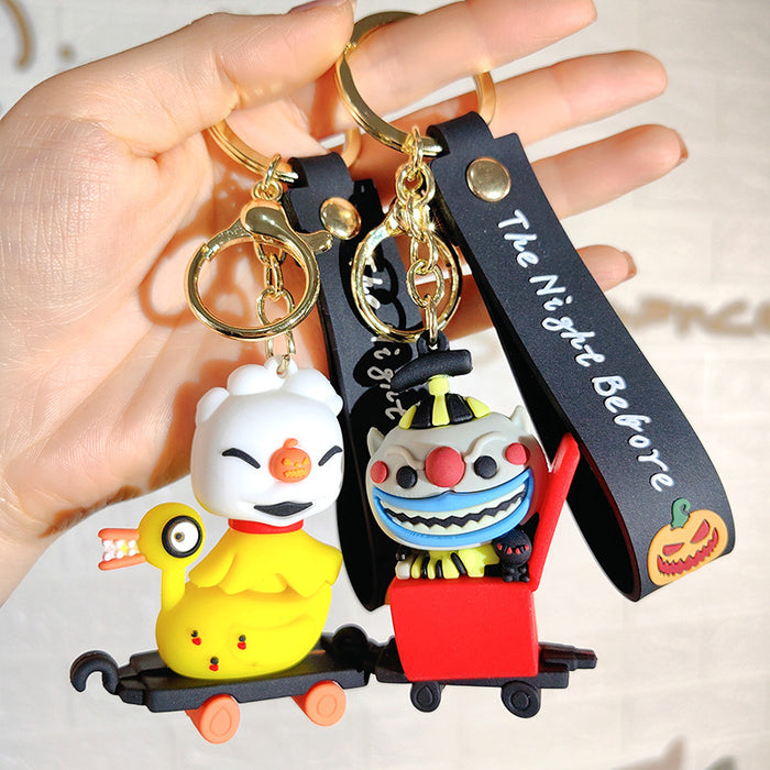 Wholesale Christmas Eve Halloween keychain pendants JDC-KC-ShuoT008