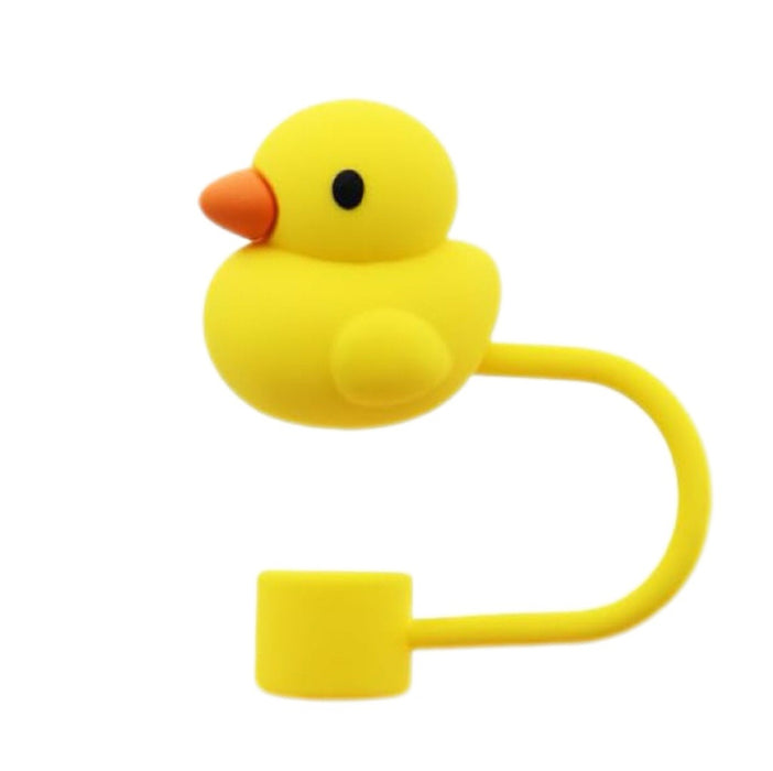 Wholesale Cute animal 3D straw cap, water cup straw cover, dustproof straw decorative cap, reusable straw stopper