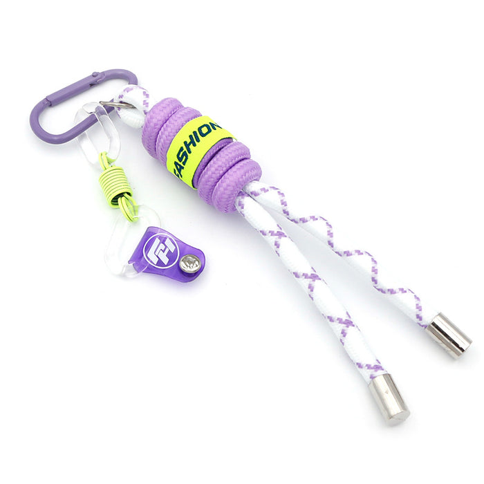 Wholesale Colorful Rope Pendant Keychain JDC-KC-QLP022