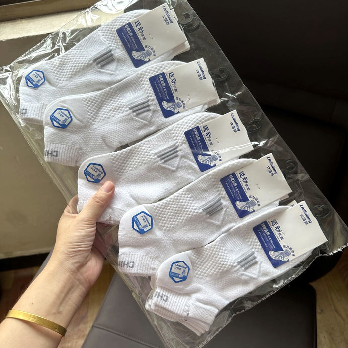Wholesale Combed cotton socks, short socks for sweat absorption and odor prevention, short tube sports socks, breathable cotton socks