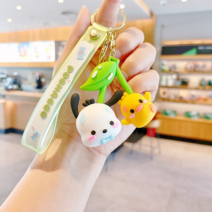 Wholesale Cartoon Doll Silicone Keychain JDC-KC-MingT267