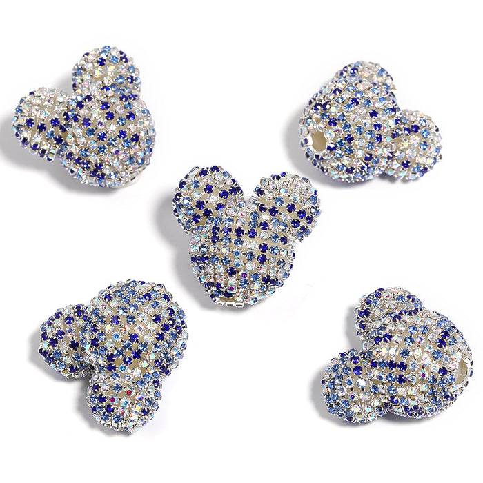 Wholesale 5pcs Colorful Rhinestone Acrylic Beads (F) JDC-BDS-BoLG001