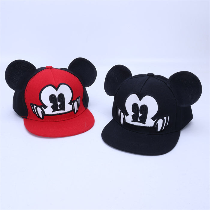 Wholesale Trendy Cute Cartoon Kids Baseball Cap Flat Brim Adjustable Sun Protection