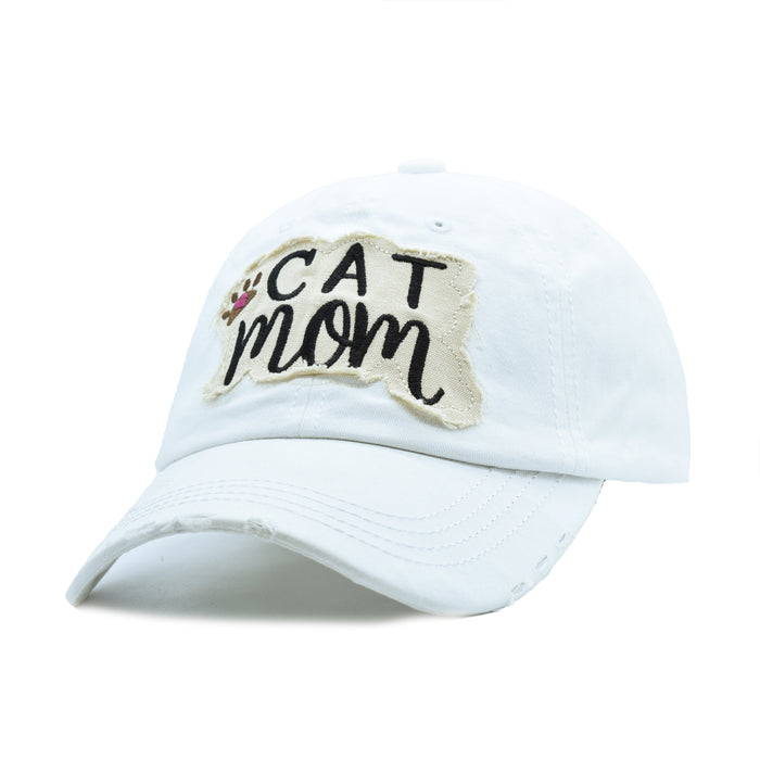 Wholesale Distressed Washed Patch Baseball Cap