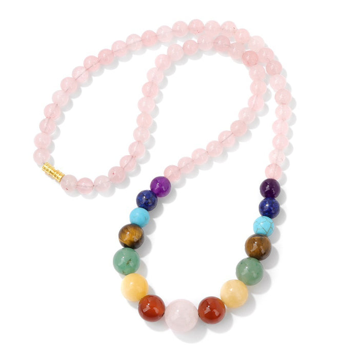Wholesale Handmade necklace with colorful stone beads