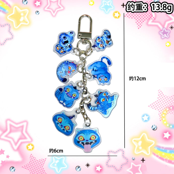 Wholesale 5pcs/ set Kpop Acrylic Keychain Bag Charm